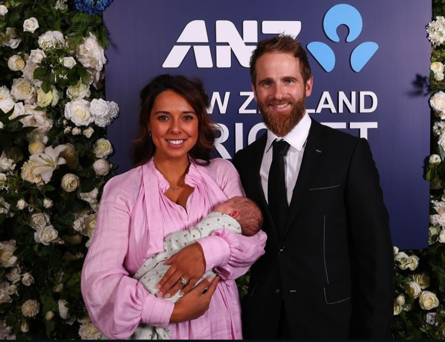 Kane Williamson and his wife