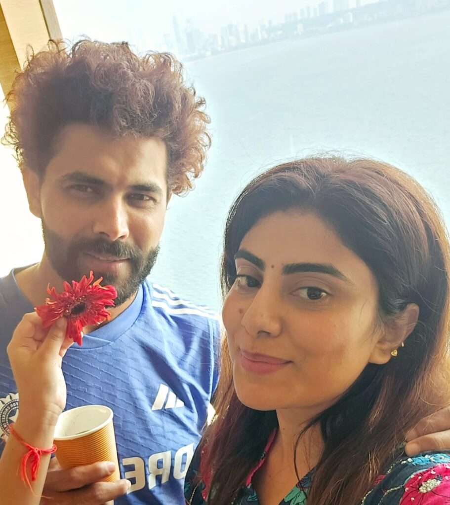 Ravindra jadeja and his wife